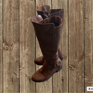 Arizona Cognac Riding Boots Size 7.5